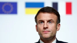 Macron warns Europe's security 'at stake' after uproar over Ukraine ground troops comment