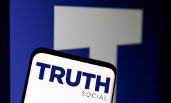 The Truth social network logo is seen displayed in this picture illustration taken February 21, 2022. REUTERS/Dado Ruvic/Illustration / DADO RUVIC, REUTERS
