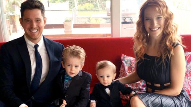 Singer Michael Bublé announces his 3-year-old son Noah has cancer