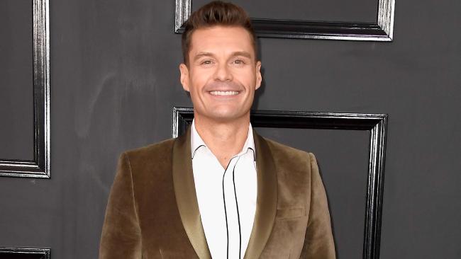 Ryan Seacrest attends The 59th GRAMMY Awards at STAPLES Center in LA. Picture: Frazer Harrison/Getty Images/AFPSource:AFPPOPULAR American TV host Ryan Seacrest has been rocked by sexual harassment claims, after his formal stylist t
