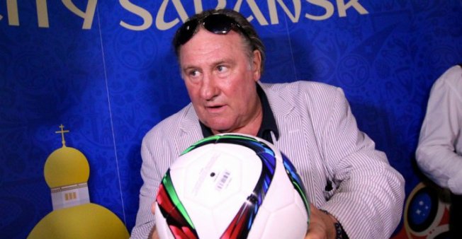 © AFP | French actor and Russian citizen Gérard Depardieu at a cultural centre opened in his name in Saransk on August 27, 2016.