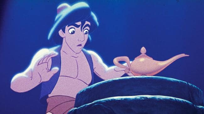 One of the creators of Aladdin’s iconic score has revealed a tragic true story from behind the scenes. Picture: AP Photo/Disney Theatrical ProductionsSource:AP