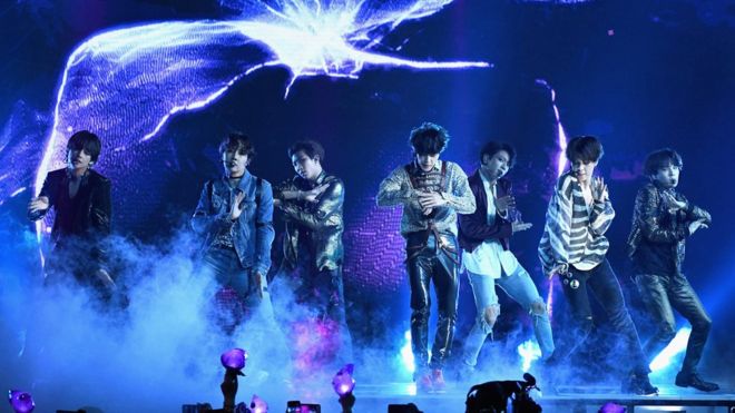 BTS live on stage / GETTY IMAGES / The boy band have taken the global stage by storm
