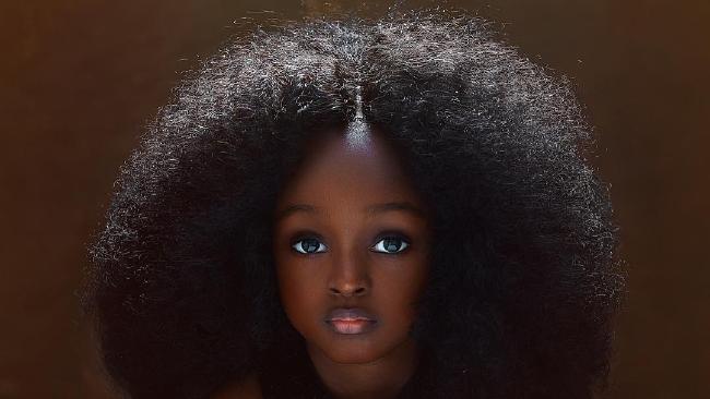 Beautiful five-year-old child Jare from Nigeria. Picture: BMB StudioSource:Supplied