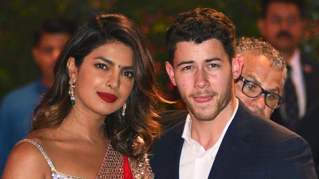 Priyanka Chopra (L) and singer Nick Jonas are said to be engaged. Picture: AFPSource:AFP