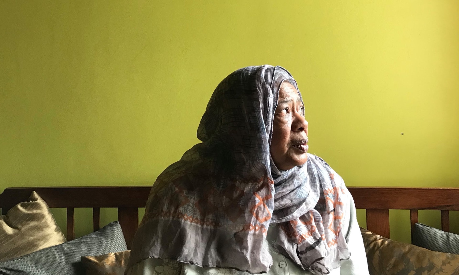  Fauzia Ahmed, 68, moved to Bo-Kaap after being forced from her home in District Six. Photograph: Jason Burke for the Observer