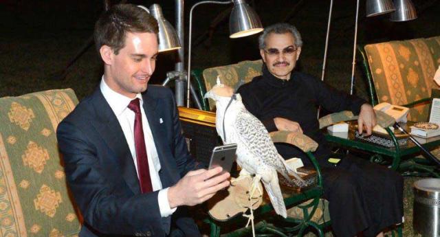 Snapchat gets $250M investment from Saudi prince for 2.3%