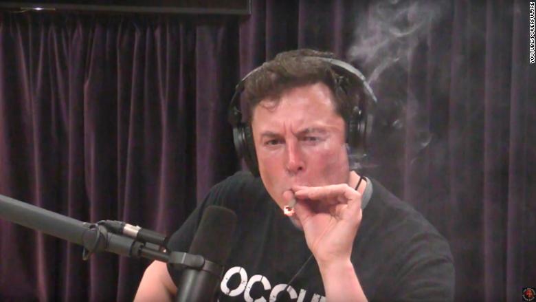 Musk told Rogan that he's not a regular weed smoker.