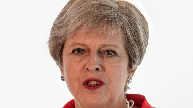 British Prime Minsiter has labelled calls for a second Brexit vote a “gross betrayal of trust.” Picture: AFPSource:AFP