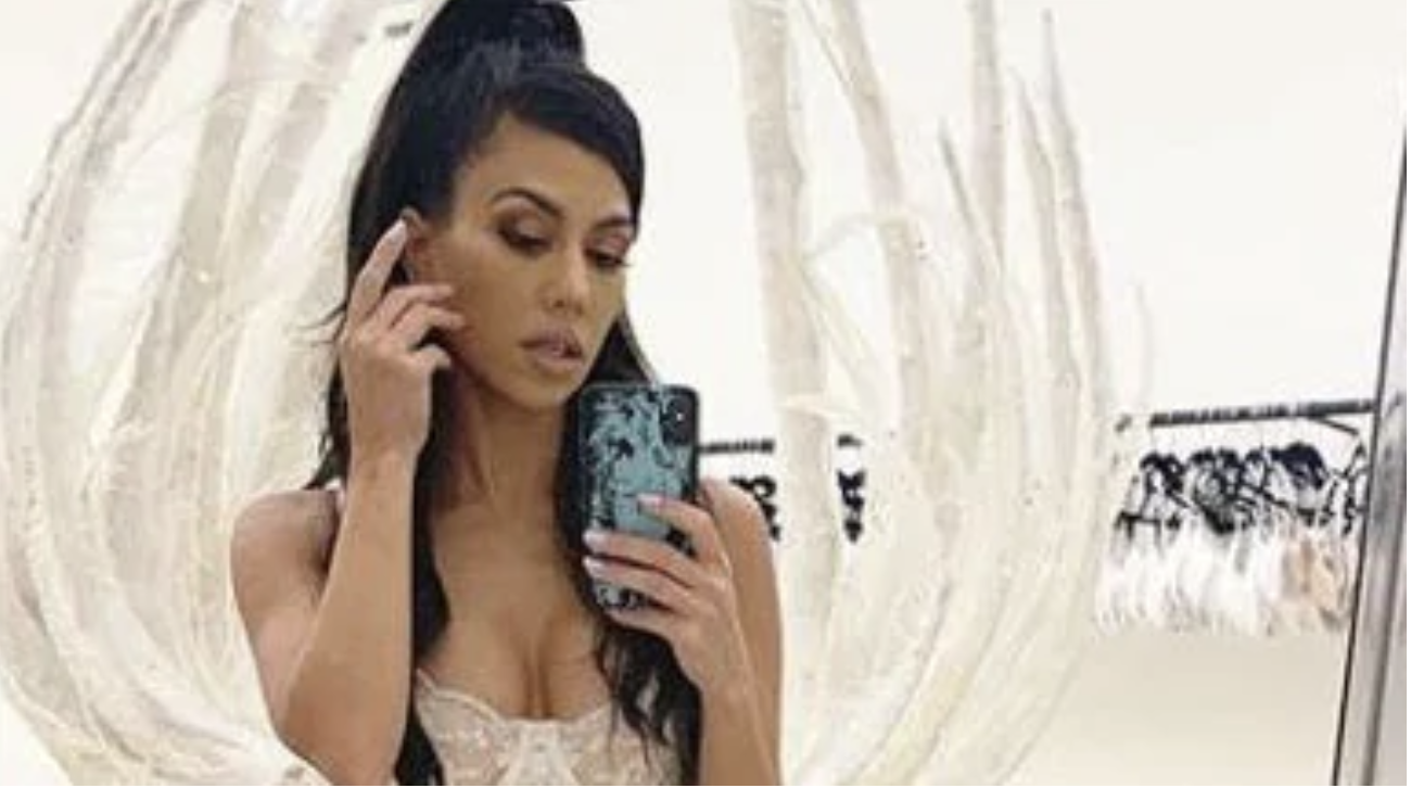 Kourtney Kardashian's messy bedroom got people talking. Picture: InstagramSource:Instagram