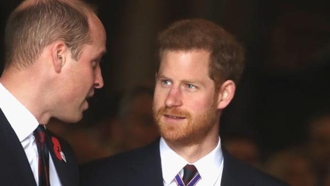 Prince William reportedly told Prince Harry he had concerns about Meghan. Picture: Chris Jackson/Getty ImagesSource:Getty Images