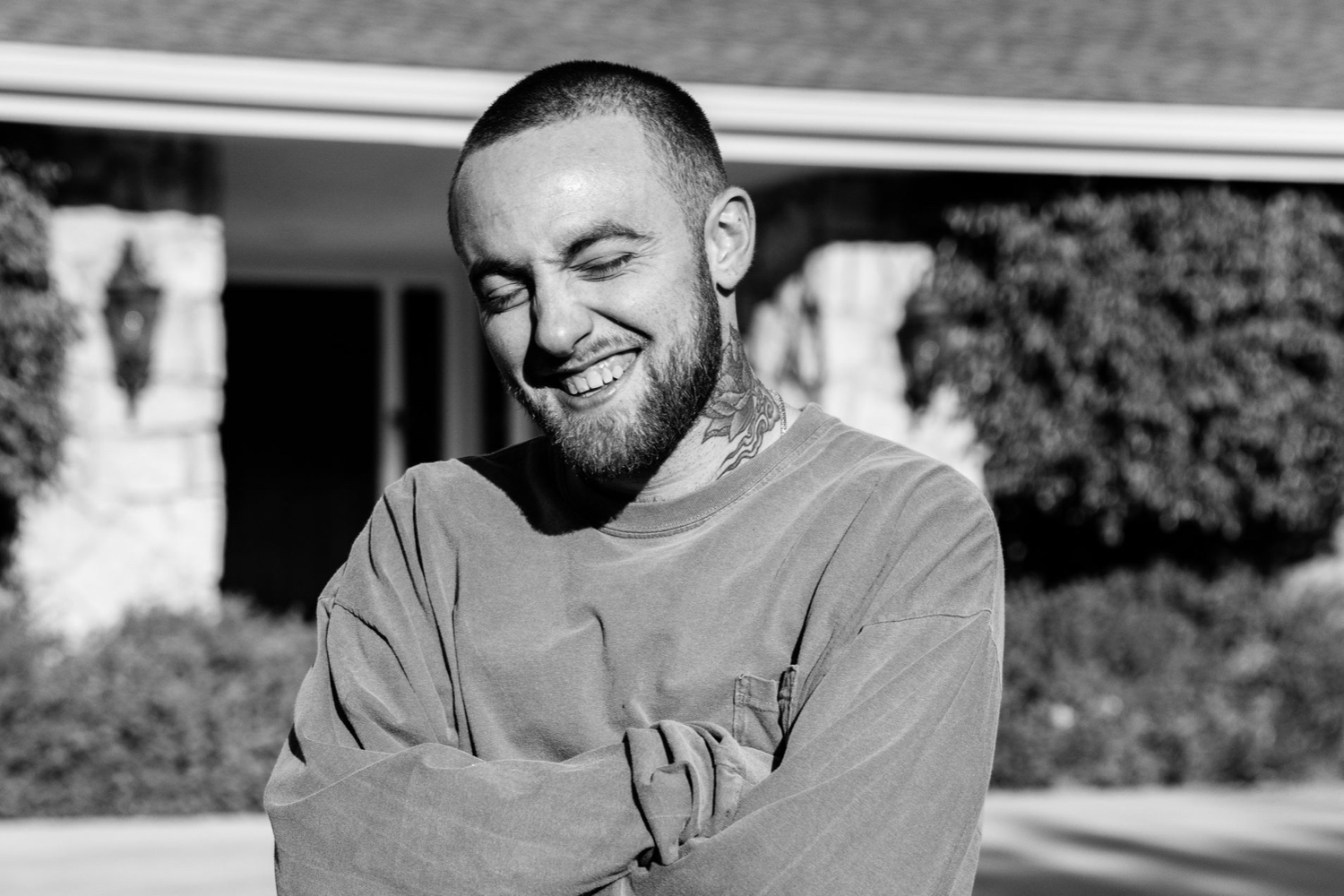 Mac Miller at home in July 2018. / Clarke Tolton for RollingStone.com