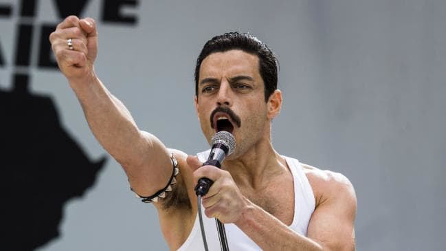 Rami Malek in Bohemian Rhapsody. Picture: Alex Bailey/Twentieth Century Fox via APSource:AP