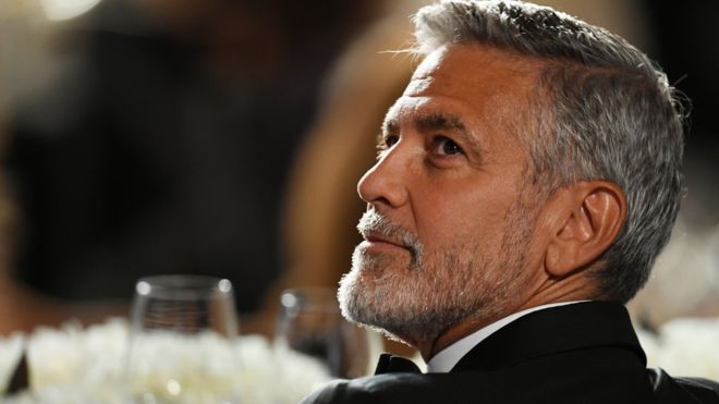 GETTY IMAGES / George Clooney said the new laws amounted to "human rights violations"