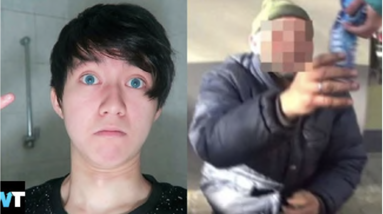 YouTube prankster Kanguhua Ren, aka ReSet, had more than 1.2 million followers before his career-ending decision to pick on a homeless man.Source:Supplied