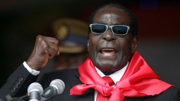 GETTY IMAGES / Mr Mugabe ruled Zimbabwe for 37 years