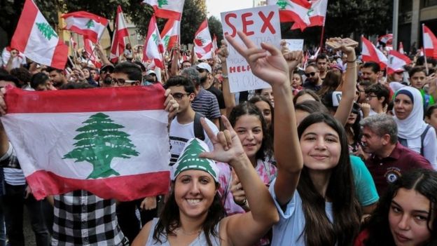 EPA / Protesters have accused Lebanon's government of corruption