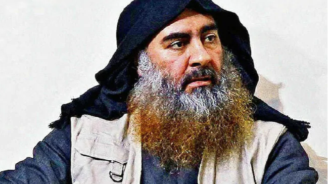 Former Islamic State leader Abu Bakr al-Baghdadi. (Department of Defense via AP)Source:AP