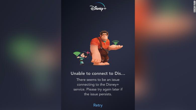 Disney+ users are getting error pages starring Wreck-It Ralph