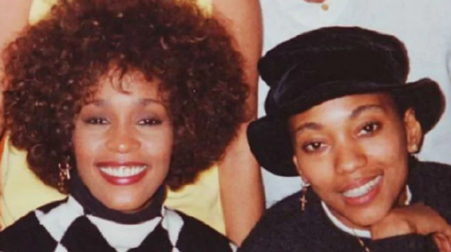 Whitney Houston (left) and close friend Robyn Crawford.Source:Supplied