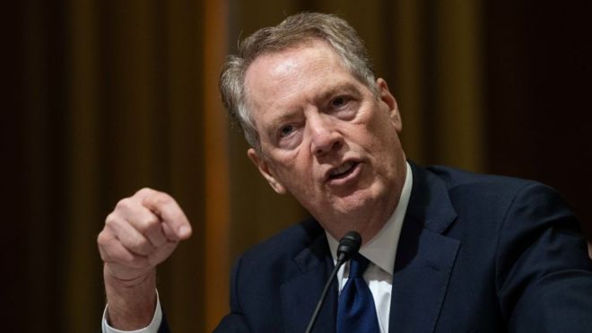 GETTY IMAGES / US Trade Representative Robert Lighthizer said President Trump ordered the investigation