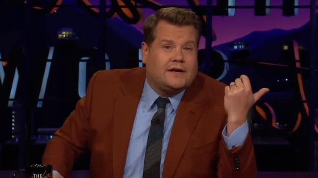 James Corden hosts The Late Late Show.Source:YouTube