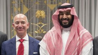 GETTY IMAGES / Ties between Jeff Bezos and Mohammed bin Salman soured after Jamal Khashoggi's murder