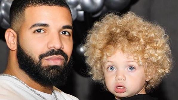 Drake shares first official photos of son Adonis.Source:Instagram