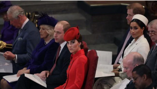 The whole second row of last year's Commonwealth Day service is now gone – and it all could have been prevented. Picture: Kirsty Wigglesworth/WPA Pool/Getty ImagesSource:Getty Images