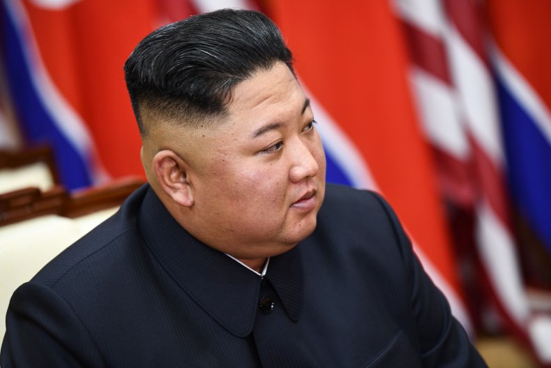 North Korea's leader Kim Jong-Un is pictured on June 30, 2019. Reuters reported that China has sent a team to North Korea including medical experts to the country amid reports of his ill health. BRENDAN SMIALOWSKI/GETTY IMAGES
