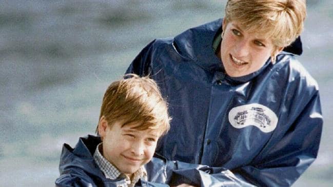 Diana, Princess of Wales, enjoys a ride on the Maid of Mist in Niagara Falls with Prince William, then 9. Picture: AP Photo/Hans DerykSource:News Limited