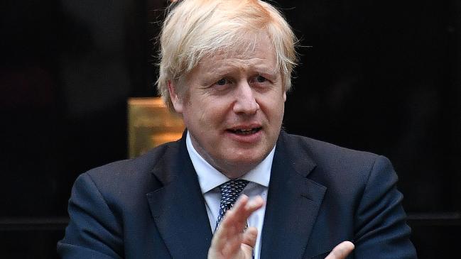 Britain's Prime Minister Boris Johnson has told of his life-or-death struggle against coronavirus, during which he depended on ‘litres and litres of oxygen’ to survive. Picture: Ben Stansall/AFPSource:AFP