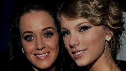 Katy Perry and Taylor Swift are best buds now and their social media is hinting at a special collaboration, believe fans. Picture: GettySource:Supplied