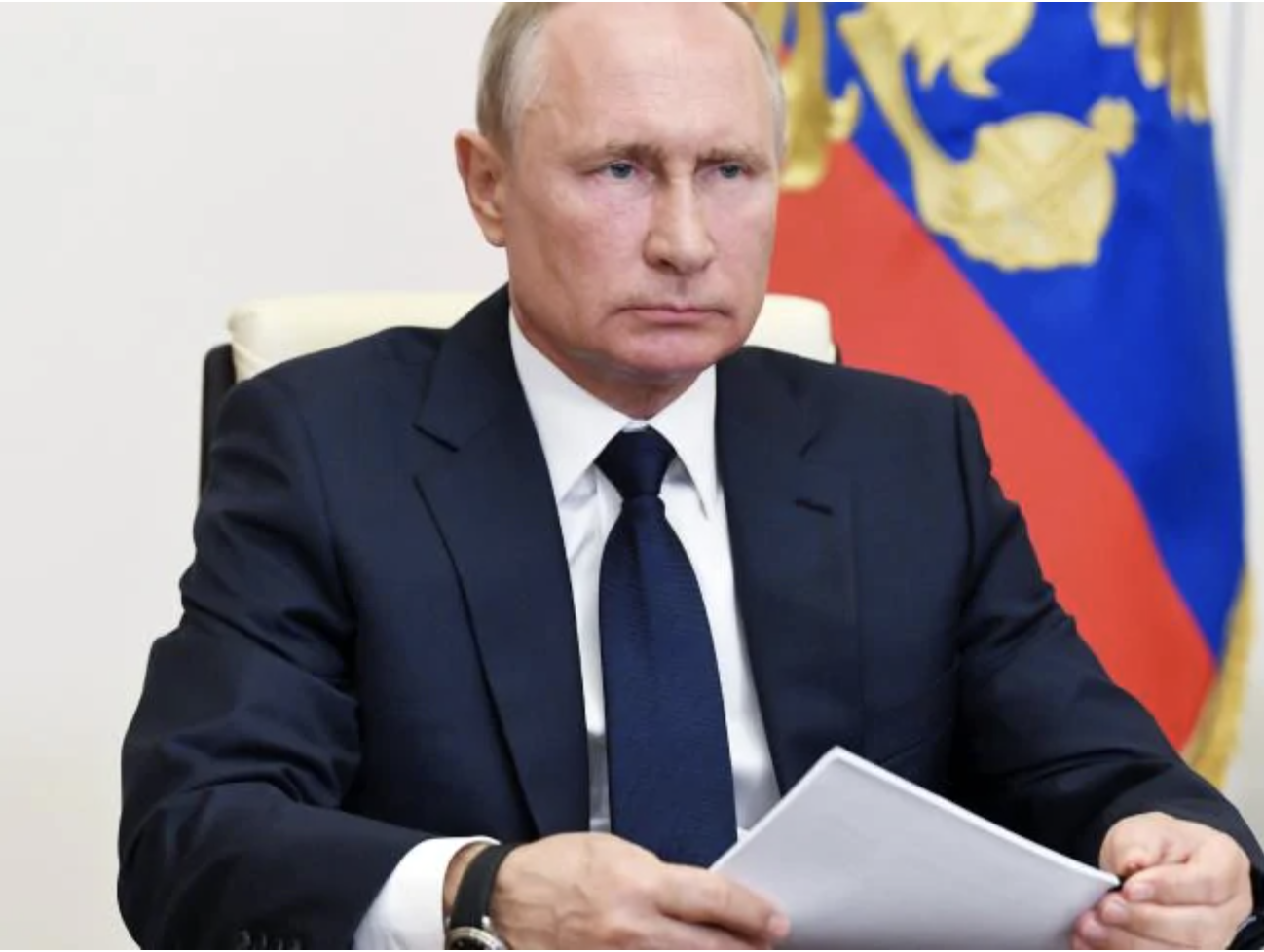 Russian President Vladimir Putin will press ahead with lifting the lockdown. Picture: by Alexey NIKOLSKY / SPUTNIK / AFP.Source:AFP