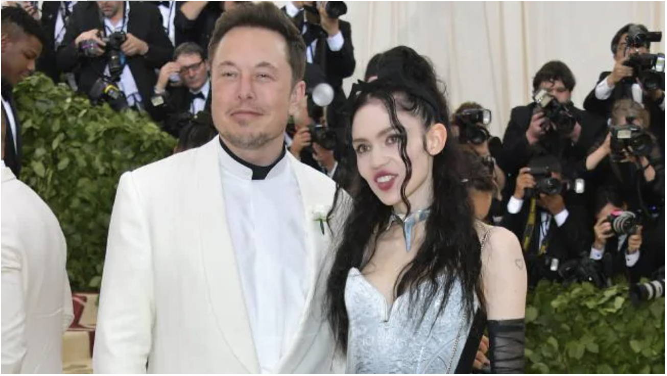 Elon Musk and Grimes. Picture: Neilson Barnard/Getty ImagesSource:Getty Images