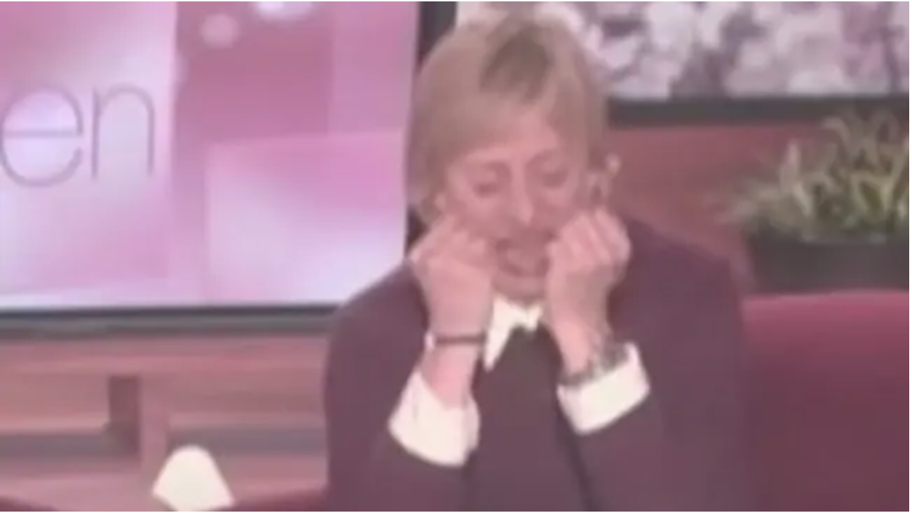 Ellen's 2007 on camera breakdown.Source:YouTube