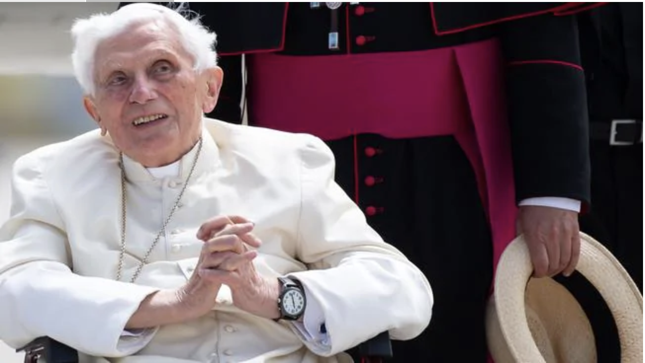 Former Pope Benedict XVI. Picture: Sven Hoppe / AFPSource:AFP