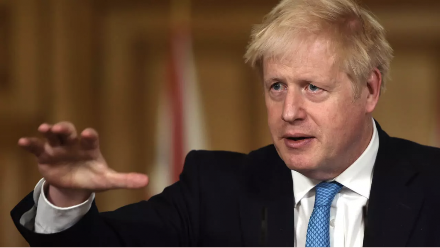 British Prime Minister Boris Johnson, on October 16, 2020, in London. Eddie Mulholland POOL/AFP/Archivos