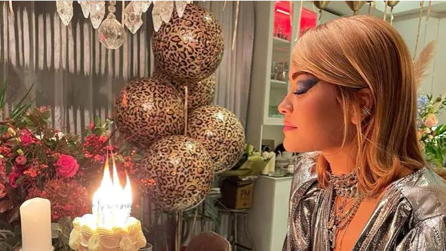 Rita Ora celebrates her birthday at home.Source:Instagram
