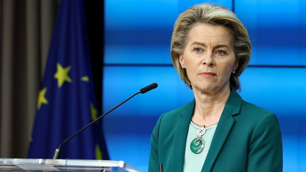 REUTERS / European Commission President Ursula von der Leyen urged AstraZeneca to "honour its contract"