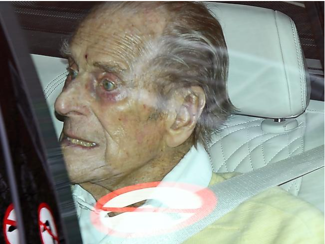 Prince Philip, Duke of Edinburgh is seen leaving King Edward VII Hospital. Picture: Jeff SpicerSource:Getty Images