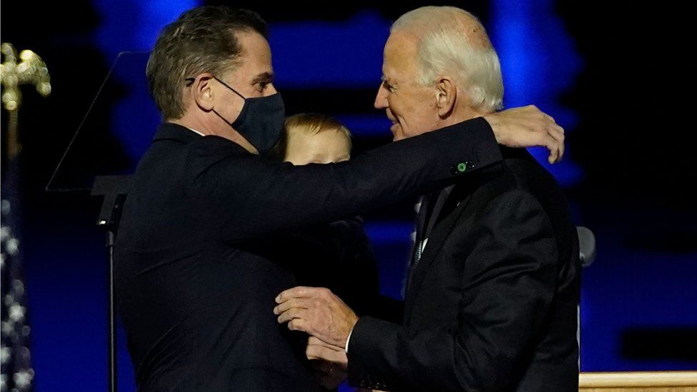 GETTY IMAGES / Hunter Biden acknowledged that his father's name had "opened doors"