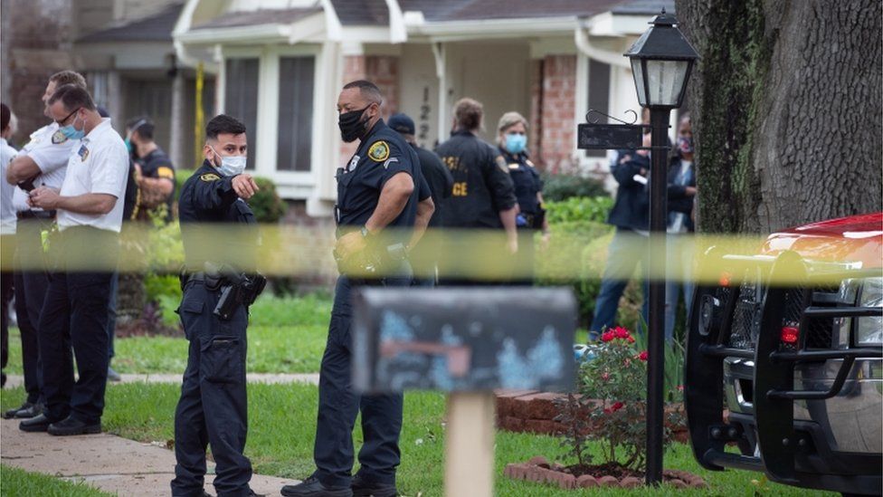 REUTERS / Police found the 97 migrants in one Houston home