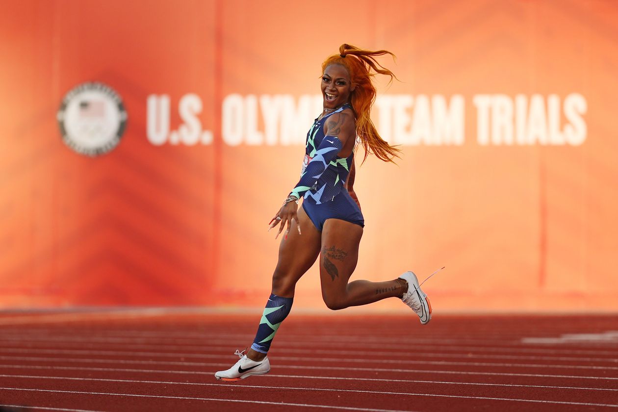 Sha’Carri Richardson was left off the Olympic team named Tuesday by USA Track & Field. PHOTO: PATRICK SMITH/GETTY IMAGES