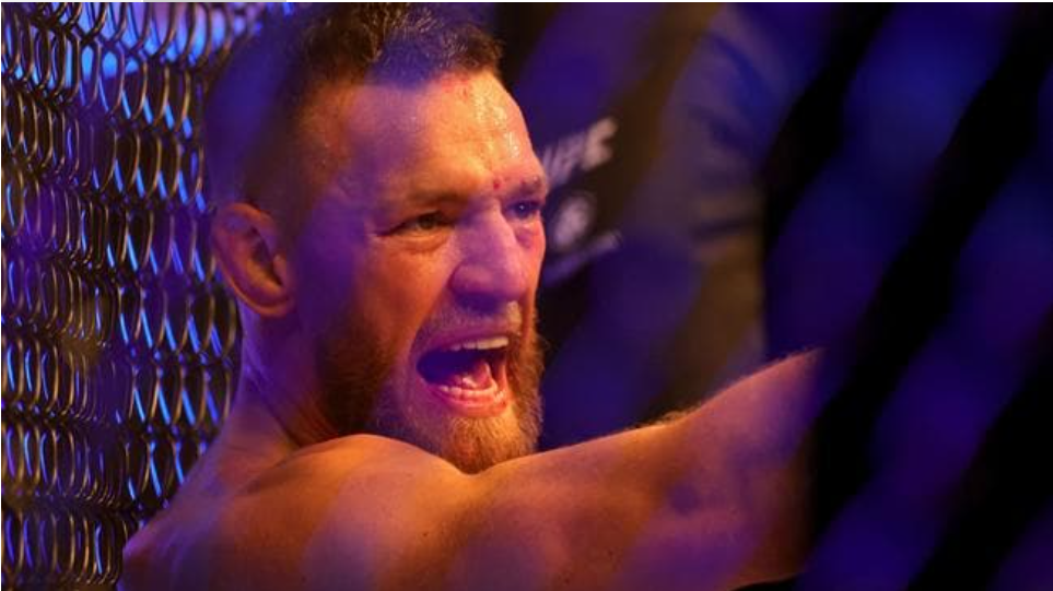 Conor McGregor’s career is hanging by a thread after his loss to Dustin Poirier. Photo: Stacy Revere/Getty Images/AFPSource:AFP