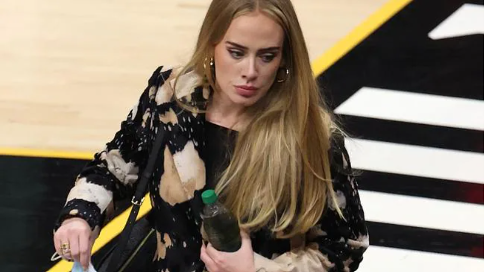 Singer Adele looks walks in during the second half in Game Five of the NBA Finals between the Milwaukee Bucks and the Phoenix Suns. Picture: Ronald Martinez/Getty ImagesSource:Getty Images