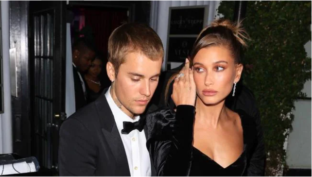 Justin Bieber and Hailey Bieber put on the glad rags for Justin’s gallery opening and art auction in West Hollywood. Picture: BackgridSource:BackGrid