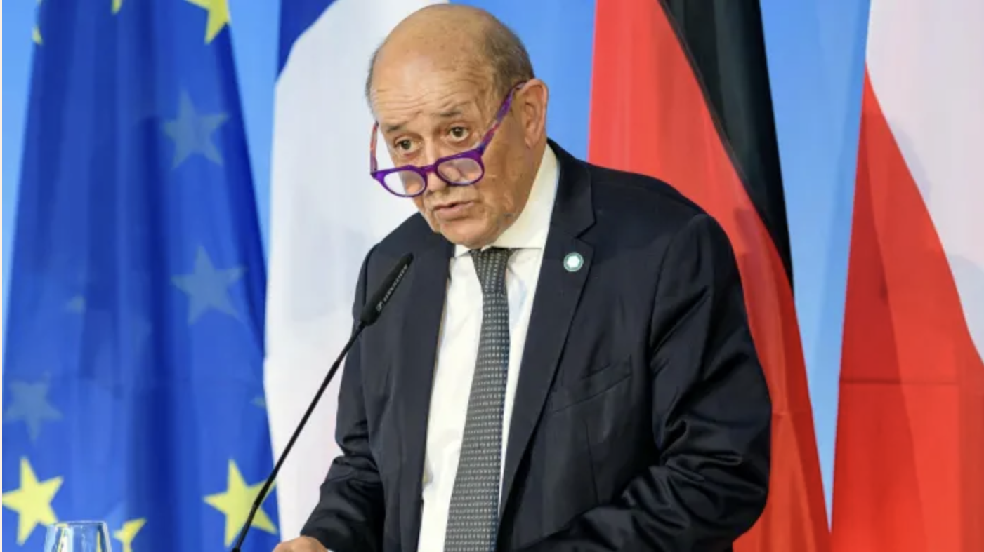 Jean-Yves Le Drian, France’s foreign minister, said the consequences of the Aukus deal ‘touch the very foundation of what we do with our alliances and our partnerships’ © AP