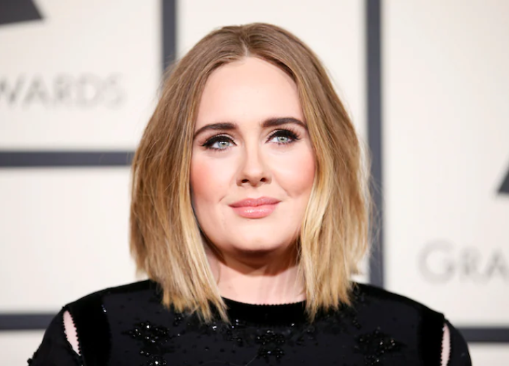 Singer Adele arrives at the 58th Grammy Awards in Los Angeles on Feb. 15, 2016. (Danny Moloshok/Reuters)