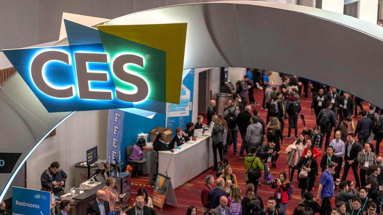 Crowds at last year’s Consumer Electronics Show in Las Vegas, Nevada. Picture: AFP